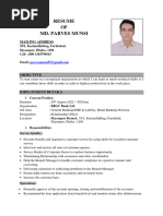 CV of PERVES