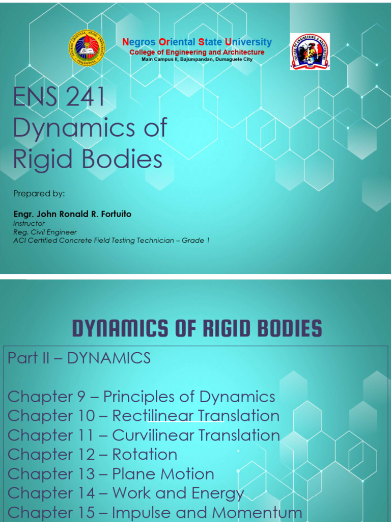 Dynamics of Rigid Bodies Overview | PDF | Force | Classical Mechanics