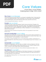 Mercy Core Values and Commitment | PDF | Mercy | Faith