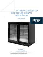 Yg-05356 - Witryna Chłodnicza Do Butelek 2 Drzwi Przesuwane: Toya S.A