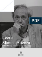 AAVV - Leer A Manuel Atienza. Homenaje. Libro Completo Editado