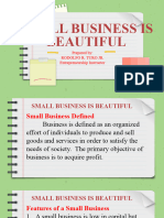 Small Business Is Beautiful