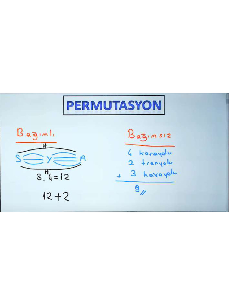 Permutasyon 1 | PDF