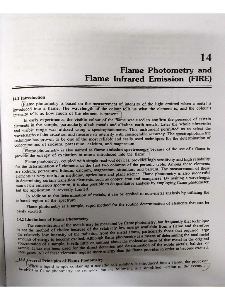 Flame Photometry | PDF