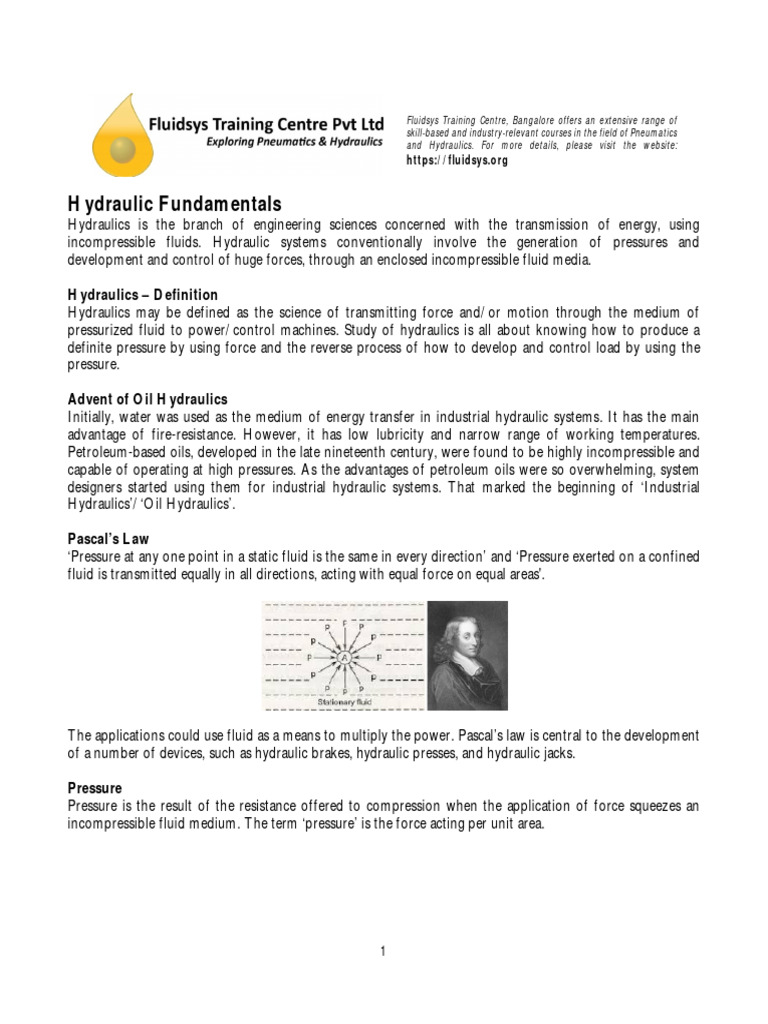 2 Hydraulic Fundamentals | PDF | Viscosity | Fluid Dynamics