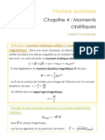 Fiche Physique quantique Chapitre 4