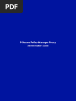 F-Secure Policy Manager Admin Guide - 15.10-Adminguide-Eng