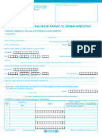 Vloga Za Prijavo Prebivalisca | PDF