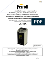 Manual Estufa de Pellet Latina