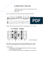 The Major Scale + Exercises