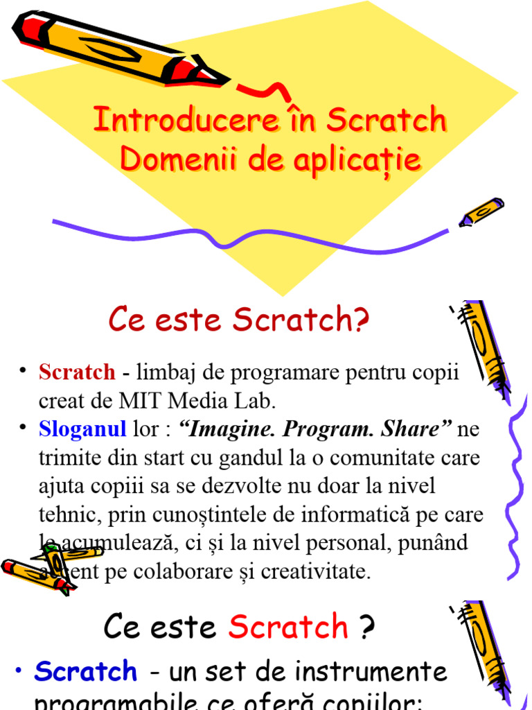 Introducere in Scratch | PDF