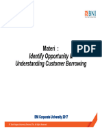 6 Materi Offline .Identify Opportunity - Understanding Customer Borrowing Needs