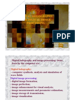 Digital Holography Ad Digital Image Processing