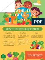 World Vegetarian Day! Cute Event Presentation
