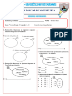 I EXAMEN PARCIAL DE MATEMÁTICA TERCERO DE PRIMARIA A Y B_2024