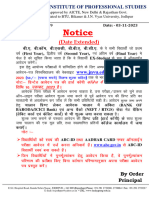 .Date Extended Notice For All Year Ex Examination Form 2023-24