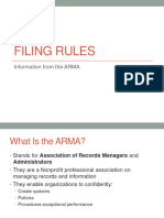 Filing Rules Presentation