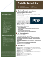 CV Natalia Jóźwicka