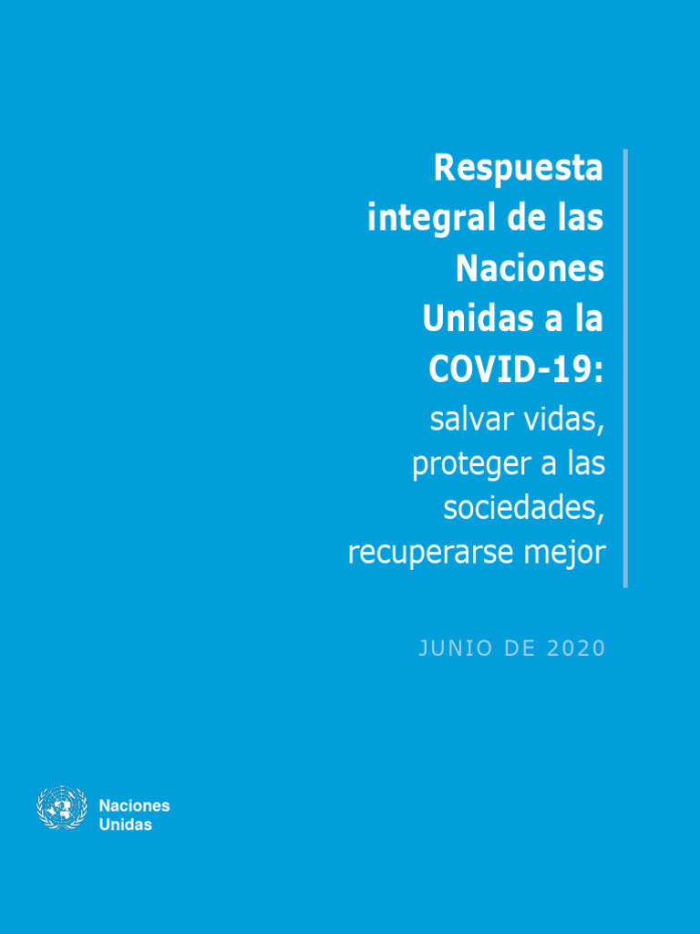 Respuesta de la ONU a la COVID-19 | PDF | Naciones Unidas | Relaciones ...