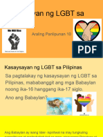 Kasaysayan NG LGBT Sa Pilipinas Final