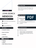 Black & White Minimalistic Professional Resume