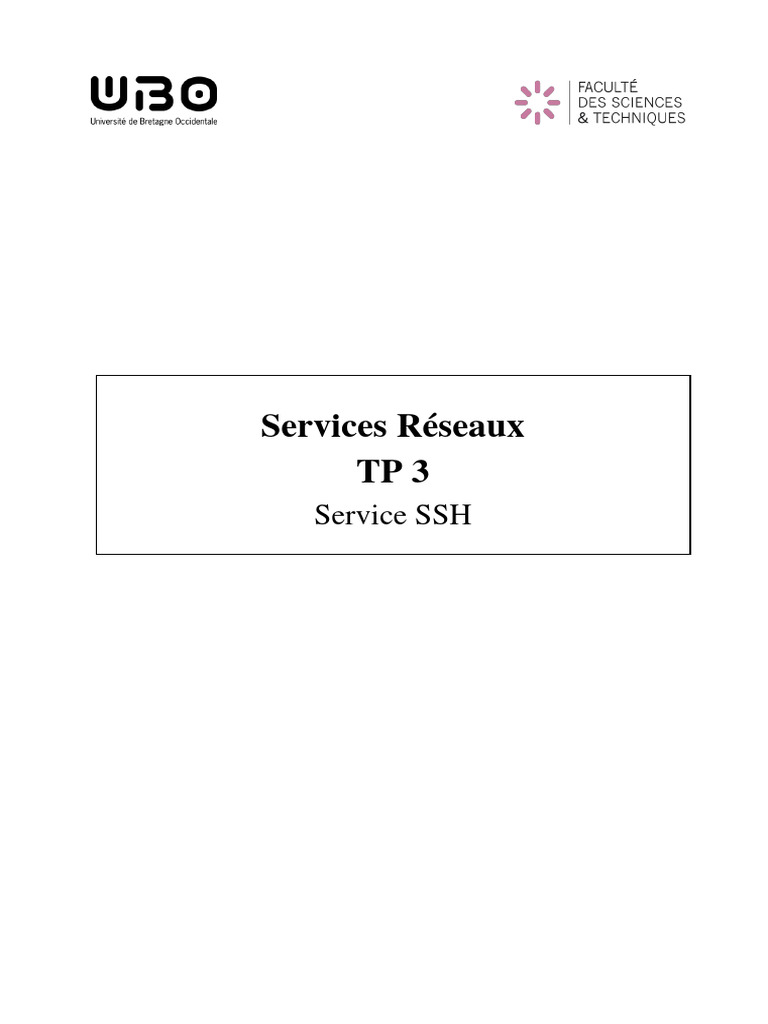 Configuration et Sécurisation SSH | PDF | Enveloppe de protection ...