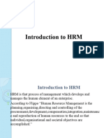 HRM MBA 1st Sem