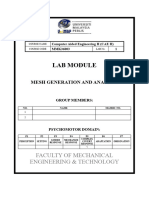 Lab 2 - Mesh Generation and Analysis