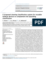 A proposed cleaning classification system for reusable medical devices to complement the Spaulding classification