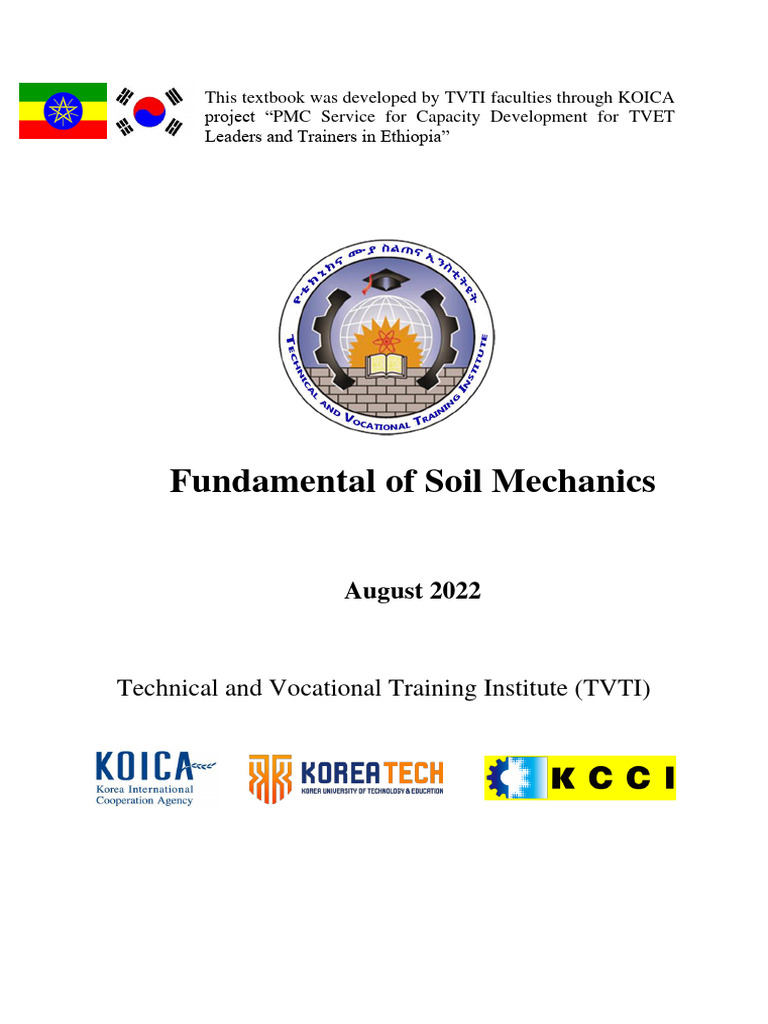 Final Edited Draft Text Book On Fundamentals Of Soil Mechanics Pdf