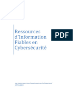 Ressources d'information fiables en cybersécurité