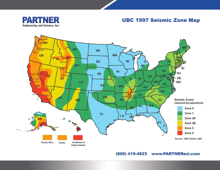 Us Ubc Seismic Zone Map | PDF