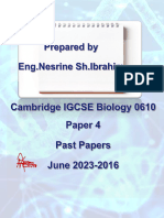 Nesrine-Biology 0610 Paper4 2023-2016 QP