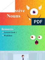Possesive Nouns - Week 5