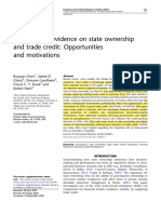 Chen2021 - Article - International Evidence On State Ownership and Trade Credit