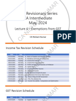 GST - Lecture 4 - Exemptions From GST