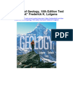 Full download Essentials Of Geology 10Th Edition Test Bank Frederick K Lutgens pdf