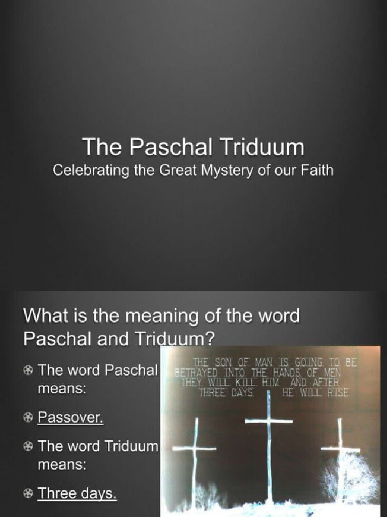 TRIDUUM | PDF