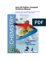 Full Biochemistry 9Th Edition Campbell Solutions Manual PDF