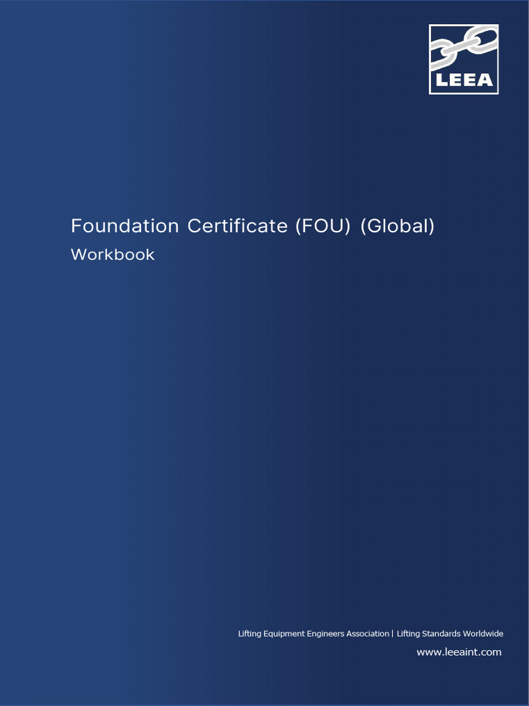 LEEA Foundation Certificate Workbook Guide | PDF | Steel | Alloy