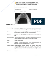PENILAIAN KUALITAS RADIOGRAF OKLUSAL (Sinta Dwi Ardiyantini - 160112220080)