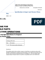 Спецификация SEBF8051 поршневые пальцы