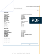 FedNet - View Account Details