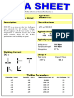 Type Basic Shield Metal Arc Weld (SMAW) : Classifications Description