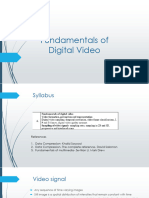 Unit - 6 Fundamentals of Digital Video