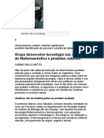 Grupo Desenvolve Tecnologia Nas áreas de Fitofarmácia e Produtos Naturais - Jornal Da Unicamp 401