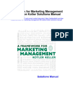 Full download Framework For Marketing Management 6Th Edition Kotler Solutions Manual pdf
