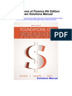Full Download Foundations of Finance 9Th Edition Keown Solutions Manual PDF