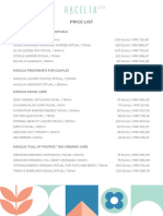 Hacelia Price - List