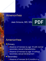 3 Amenorrrhea